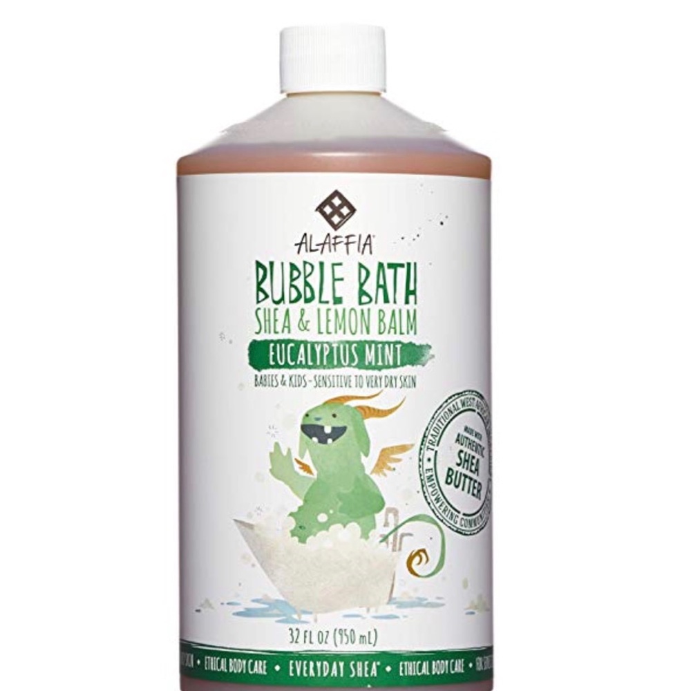 🐸 Alaffia Bubble Bath Shea/Lemon Balm Kids/Babies